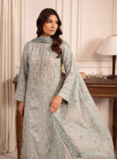 Zarif Printed Poly Cambric 3 Piece Unstitched Suit ZF24PC ZPC06 AIDEN